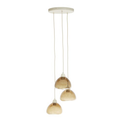 Light & Living hanglamp 3l Ø30x14 cm bisho glas +zand