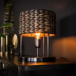 Hoyz tafellamp 1l tower waterhyacint nikkel