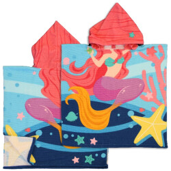 Unique Living poncho kids poncho 60x120cm dessin 2