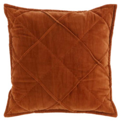 Unique Living kussen doutzen 45x45cm leather brown