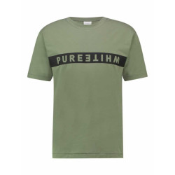 Purewhite Polo t-shirt pw 1 groen