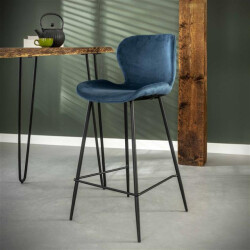 Hoyz Hoyz barstoel velvet - 4 stuks