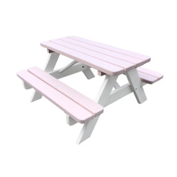 SenS-Line kinder picknicktafel minnie 90 cm roze/