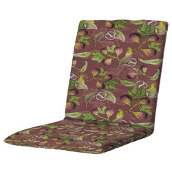 Madison hoge rug jasmijn bordeaux 97x49 -