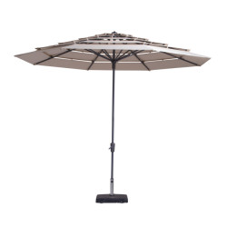 Madison parasol syros open air round ecru 350cm -