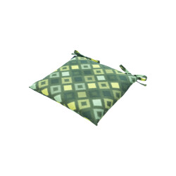 Madison zitkussen 46x46 - grids green