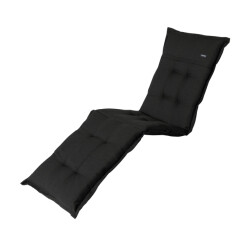 Madison Ligbedkussen rib black 200x60 -