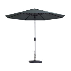 Madison parasol paros ii round grey 300cm -