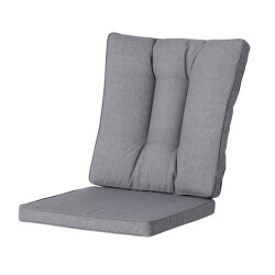 Madison Wicker dining set outdoor oxford grey 46x95
