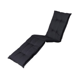 Madison Ligbedkussen basic black 200x65 antraciet