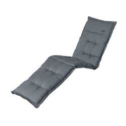 Madison Ligbedkussen rib grey 200x60 -