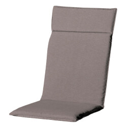 Madison hoge rug panama taupe 120x50 -