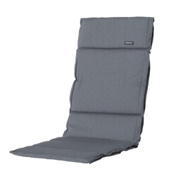 Madison tuinkussen fiber de luxe rib grey 125x51 -