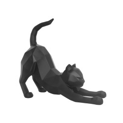 Present Time beeld origami cat stretching -