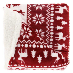 Unique Living plaid yael 150x200cm red