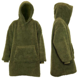 Unique Living hoodie teddy 70x50cm winter green