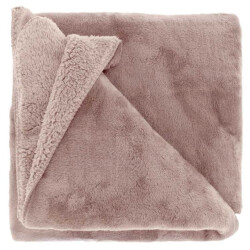 Unique Living | plaid torvah 150x200cm old pink