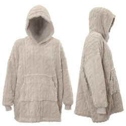 Unique Living hoodie pleun 70x50cm chateau grey