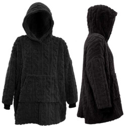 Unique Living hoodie pleun 70x50cm black