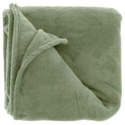 Unique Living plaid claudi 130x160cm tea green
