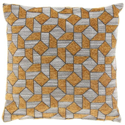 Unique Living kussen laslo 45x45cm honing