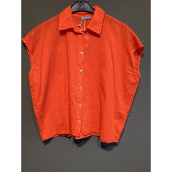 Geisha 43340-70 220 blouse with knot coral