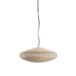 Light & Living hanglamp Ø51x20 cm bahoto mat crème