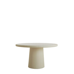 Light & Living eettafel Ø140x76 cm kulona beige