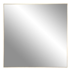 House Nordic Jersey mirror mirror with brass look frame 60x60 cm
