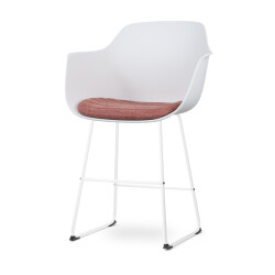 Nolon Nino-liz barkruk met terracotta rood zitkussen onderstel 65 cm