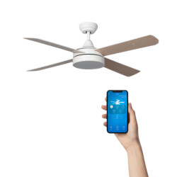 Ventiluxe Plafondventilator renzo met verlichting Ø132cm 6 snelheden afstandsbediening -