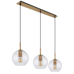 Globo Moderne hanglamp adara l:90cm e27 metaal -