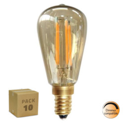 Highlight 10 pack – kristalglas filament lamp – smoke dimbaar