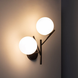 Bussandri Exclusive Moderne wandlamp metaal - e27 l: 23cm voor binnen woonkamer, eetkamer, slaapkamer