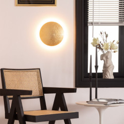 Bussandri Exclusive Design wandlamp metaal - led l: 26cm voor binnen woonkamer, eetkamer, slaapkamer