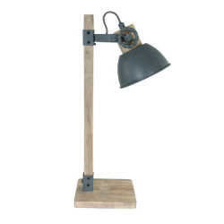 Mexlite Tafellamp | gearwood | grijs | woonkamer | kantoor | tafellampen industrieel