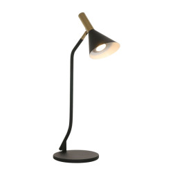 Anne Lighting Trendy tafellamp - metaal trendy gu10 l: 18cm voor binnen woonkamer eetkamer zwart