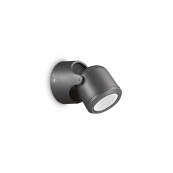 Ideal Lux Xeno landelijke wandlamp zwart aluminium gu10 ideaal voor binnen 28w