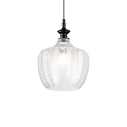 Ideal Lux Moderne houten lord e27 hanglamp