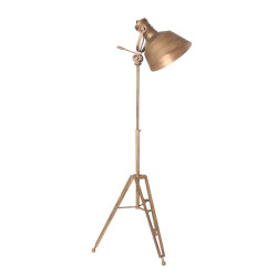 Anne Lighting Trendy vloerlamp - metaal trendy e27 l: 35cm voor binnen woonkamer eetkamer brons