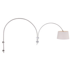 Steinhauer Moderne wandlamp - metaal modern e27 l: 39cm voor binnen woonkamer eetkamer zilver