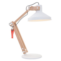 Anne Lighting Scandinavische tafellamp - hout scandinavisch e27 l: 23cm voor binnen woonkamer eetkamer -