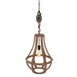 Anne Lighting Klassieke hanglamp - metaal klassiek e27 l: 40cm voor binnen woonkamer eetkamer -
