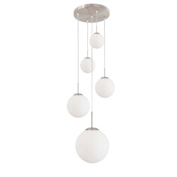 Bright Home Moderne hanglamp phoenix staal 5-lichts