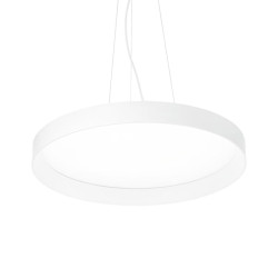 Ideal Lux fly hanglamp aluminium led wit