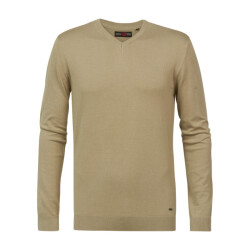 Petrol Industries Trui v- hals uni taupe