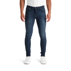 Purewhite W0100 the jone blue denim