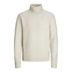 Jack & Jones Jprccmilo knit roll neck bf beige