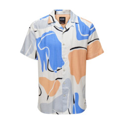Only & Sons Onsdab reg abstract slub shirt dessin