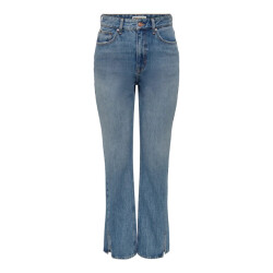 Only Onlbillie ex hw str slit dnm dot025 blue denim